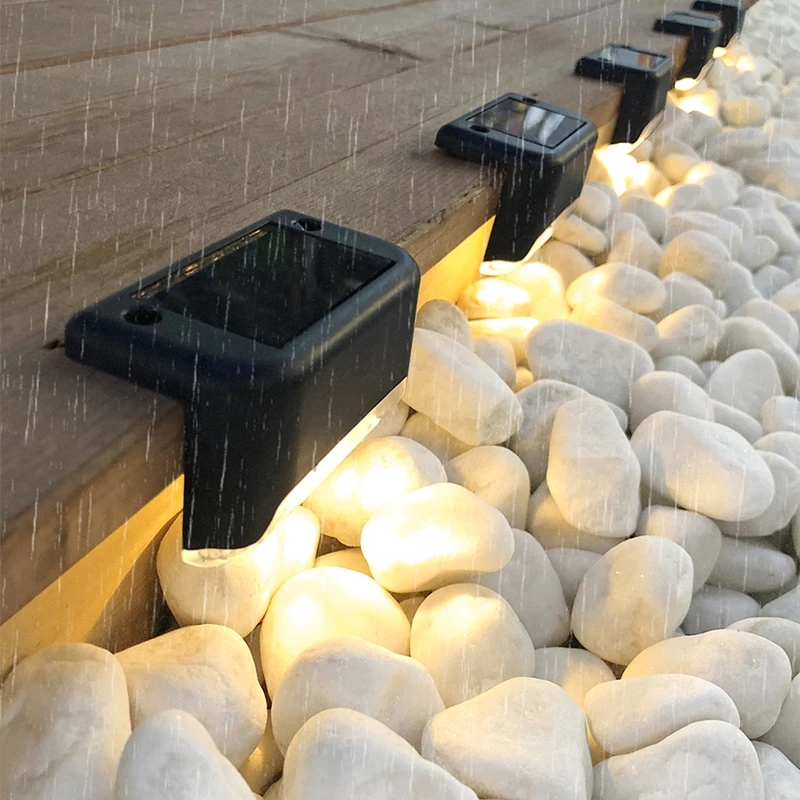 โคมไฟ LED พลังงานแสงอาทิตย์ กันน้ํา สําหรับติดบันได สวน ทางเดิน ระเบียง ทางเดิน กลางแจ้ง 1 ชิ้น