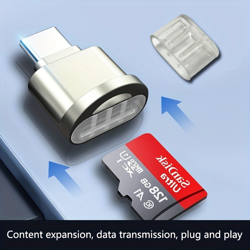 เครื่องอ่านการ์ดหน่วยความจํา Usb C Micro SD Type C OTG TF สําหรับแล็ปท็อป