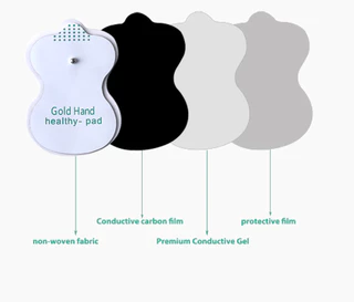 10/20/30PCS Self กาวเปลี่ยนนวด Patch Tens Electrodes Pad สําหรับกล้ามเนื้อ Electrostimulator Body Massager