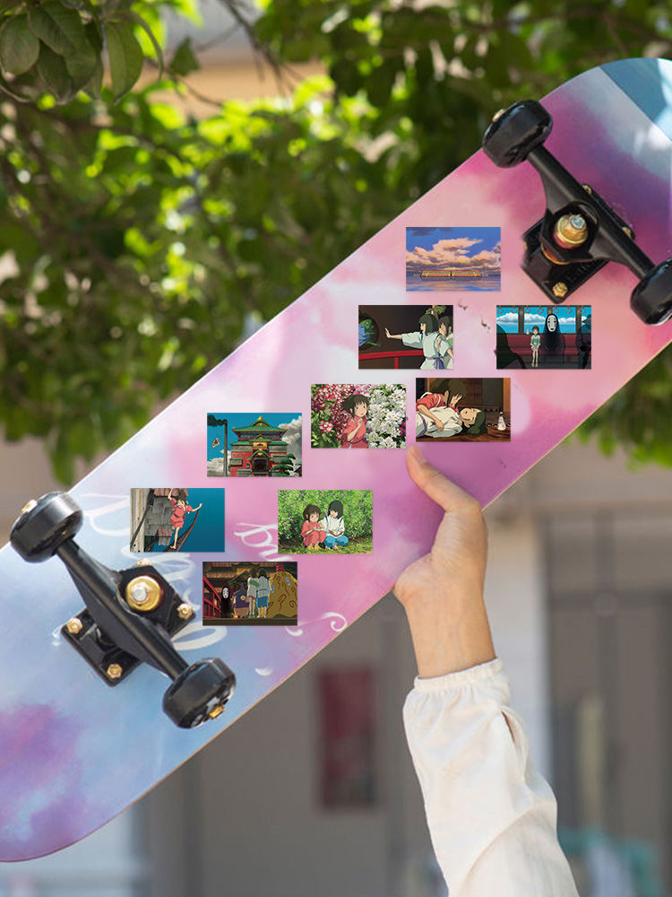 สติ๊กเกอร์อนิเมะย้อนยุค 30 ชิ้น – สติ๊กเกอร์พีวีซี Spirited Away สําหรับไดอารี่ DIY สมุดภาพ ตกแต่งถ้วย - รูปที่ 5