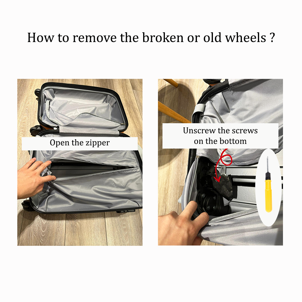 เหมาะสําหรับ American Tourister 85a รถเข็น universal ล้ออเมริกัน Tourister 85a อุปกรณ์เสริมกระเป๋าเดินทาง wh eel JX9054 ซ่อม