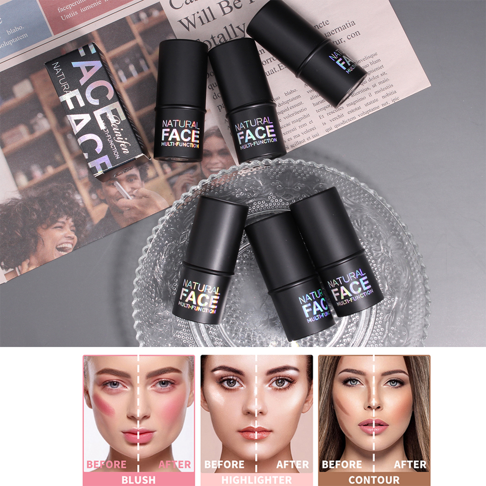 ปากกาไฮไลท์ และคอนทัวร์ แบบแท่ง กันน้ํา 6 สี สําหรับแต่งหน้า ทุกโทนสี ของขวัญวันวาเลนไทน์