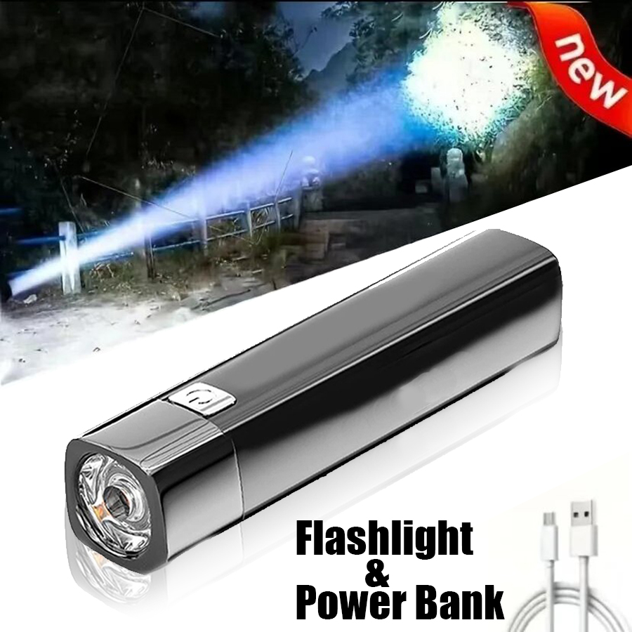 2 IN 1 ไฟฉาย LED G3 สว่างพิเศษ แบบพกพา 3 โหมด พร้อมที่ชาร์จ USB
