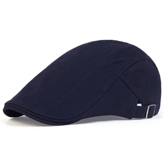 Unisex สีทึบ Beret ปรับ Newsboy หมวกอังกฤษ Retro ฤดูใบไม้ผลิฤดูใบไม้ร่วงหมวกท่องเที่ยว