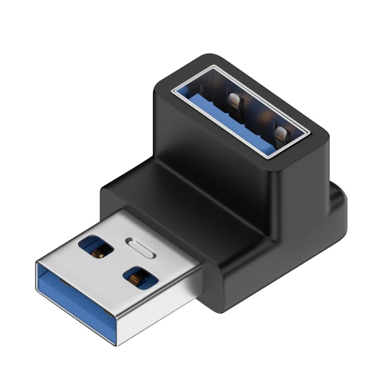 อะแดปเตอร์ต่อขยาย USB 3.0 ตัวผู้ เป็นตัวเมีย 90 องศา 10Gbps สําหรับแล็ปท็อป PC
