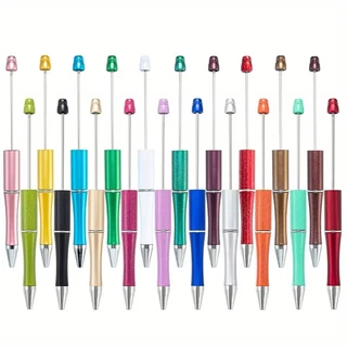 ลูกปัดปากกาลูกลื่นชุด 5/10/20 ชิ้นหมึกสีดํา DIY ปากกาอุปกรณ์การเรียน Ballpen 0.5 Flexstick ต่อกล่อง