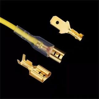 หนึ่งชุด 270 ชิ้นฉนวนชายหญิงชุดขั้วต่อสายไฟ, 2.8/4.8/6.3 มิลลิเมตร Crimp Spade Terminals สําหรับสายไฟ