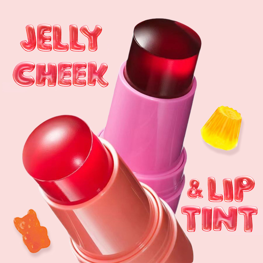 บลัชออนเนื้อเจลลี่ สีแดง เนื้อแมตต์ สําหรับแต่งหน้า