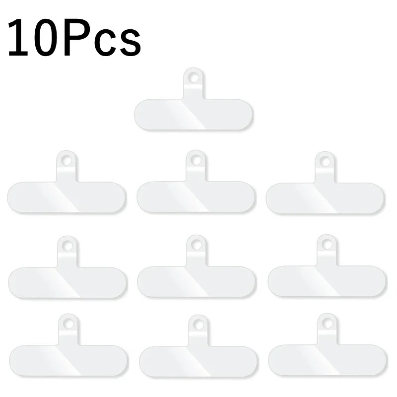 1/3/5/10 ชิ้น Universal Tpu โทรศัพท์มือถือ Anti-lost Lanyard ปะเก็นการ์ดไนลอนที่ถอดออกได้โทรศัพท์แขวนสายไฟ Patch Tether Pad