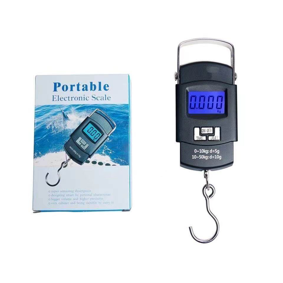 เครื่องชั่งน้ําหนักอิเล็กทรอนิกส์ แบบพกพา 50 กก. / 10 กรัม