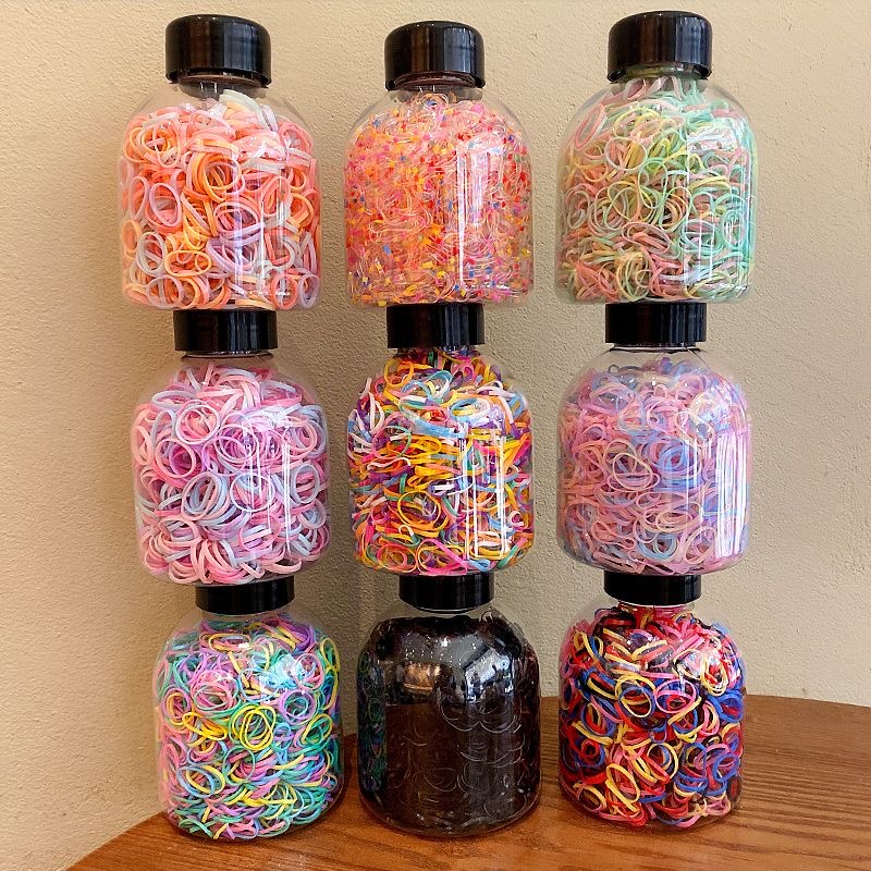 หนังยางสีใช้แล้วทิ้ง 1,000 ชิ้น/กระป๋อง