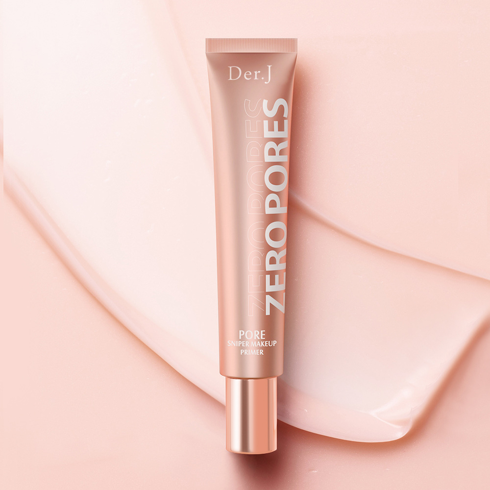 Der.j Zero Pore Soft Focus Makeup Primer, Base Cream Liquid Foundation Makeup Skin Care Products, Natural Moisturizing Brightening Concealer Even Skin Tone Girl BB Cream 30ml