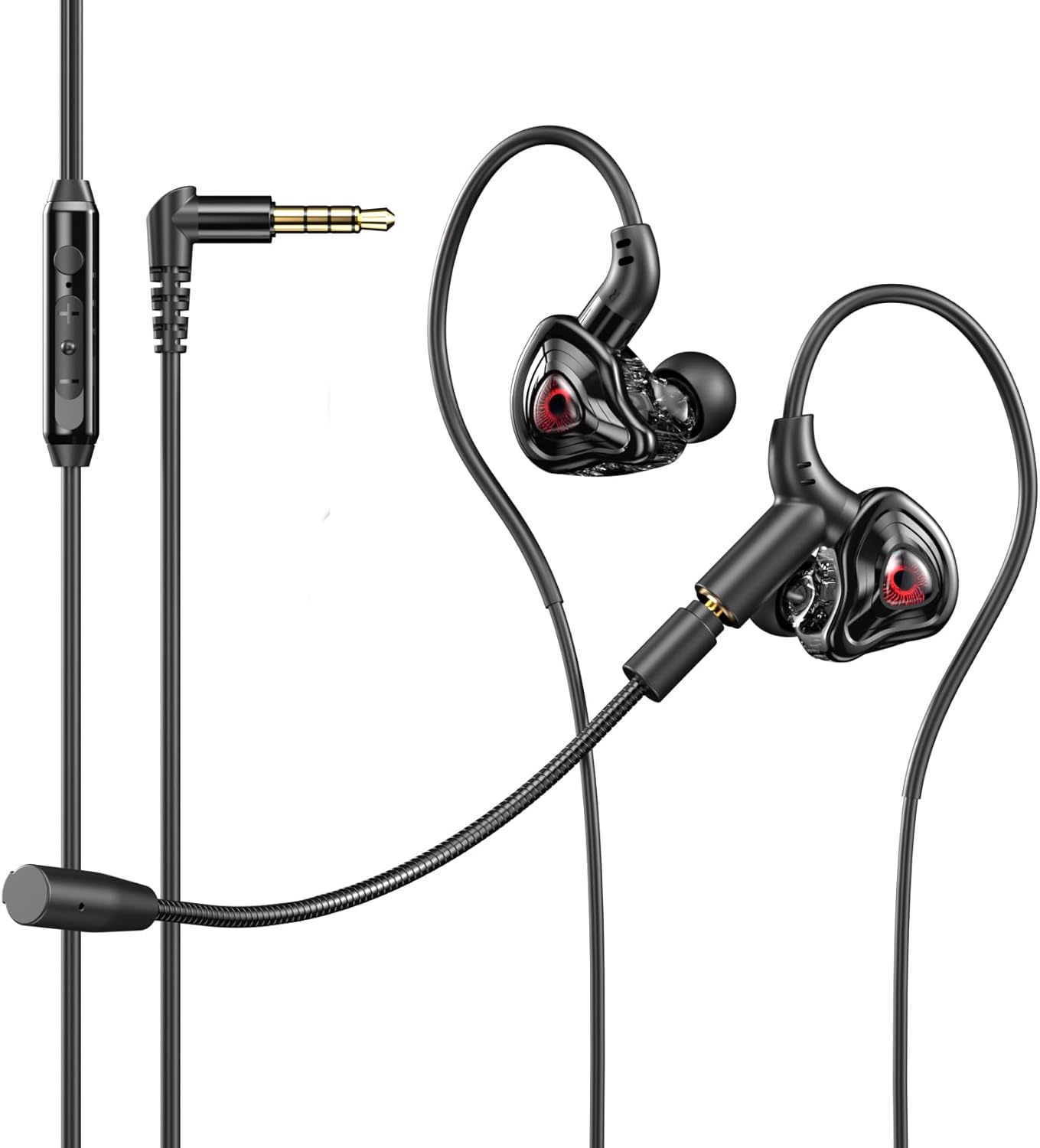 Sprise G59 หูฟังสําหรับเล่นเกมชนิดใส่ในหู 3.5 มม. Type-C Mic USB-C หูฟังแบบมีสายตัดเสียงรบกวน