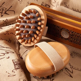หวีนวดไม้สําหรับ Meridian Therapy, การดูแลหนังศีรษะป้องกันไฟฟ้าสถิต, ที่ขูดร่างกาย Gua Sha