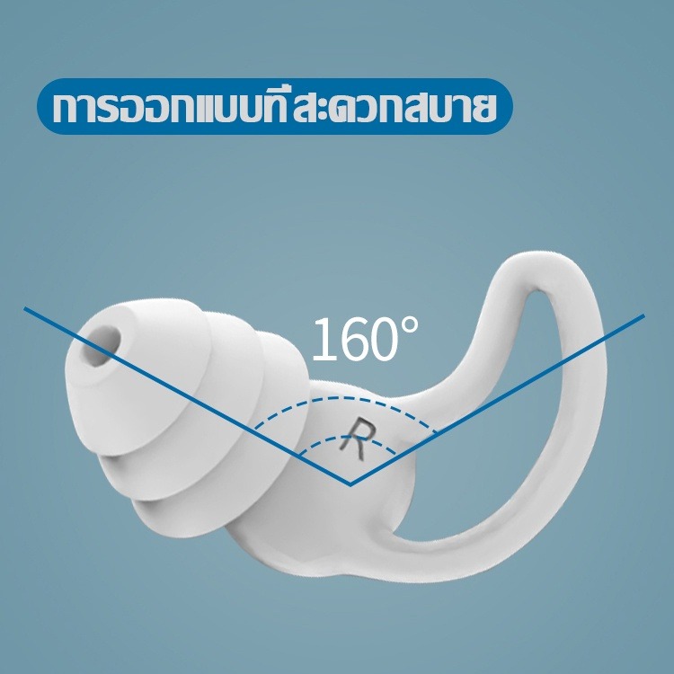 ปลั๊กหู Tapones Oido Ruido Bouchon Oreille Sleep Plug ที่อุดหู Tapones สําหรับ Dormir Zatyczki Do Uszu Tappi Orecchie ที่อุดหู - รูปที่ 6