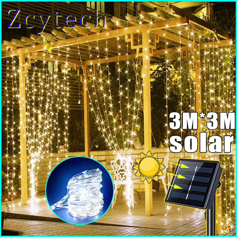 3m Led ผ้าม่าน Garland บนหน้าต่าง USB Power Fairy ไฟ Festoon พร้อมรีโมทปีใหม่ Garland ไฟ Led ตกแต่งคริสต์มาส