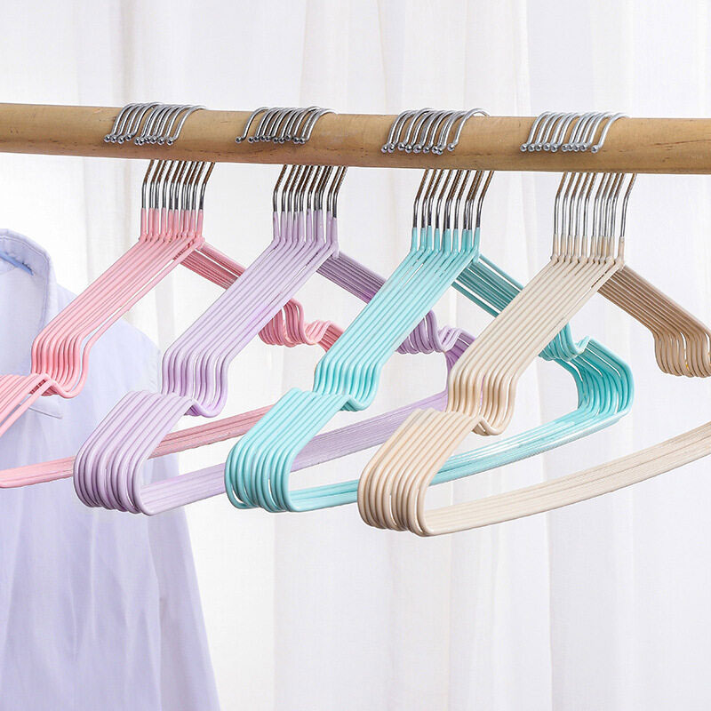 ไม้แขวนเสื้อ โลหะ สําหรับเดินทาง จัดระเบียบบ้าน 10 ชิ้น