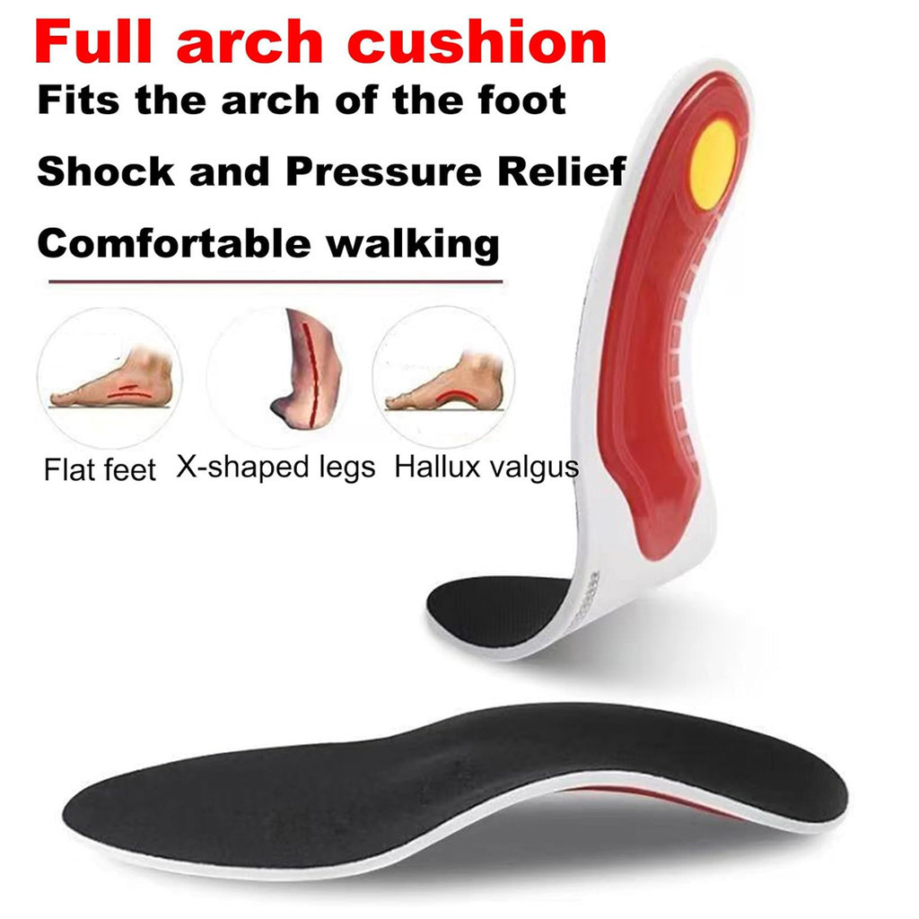 1 คู่ Orthotic Insoles,Arch Support Insoles, Arch Support Plantar Fasciitis Insoles สําหรับผู้ชายและผู้หญิง