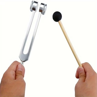 ส้อมปรับ 128Hz สําหรับบําบัดเสียงลดความเครียด Otacostic Emission การทดสอบและเครื่องมือทําความสะอาดหูฤดูร้อนผ่อนคลาย