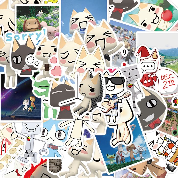 50 ชิ้นการ์ตูนน่ารัก Inoue Dora Cat Series Graffiti สติกเกอร์สําหรับกระเป๋าเดินทางโทรศัพท์มือถือกรณีแล็ปท็อปสเก็ตบอร์ดสติกเกอร์ตกแต่งกันน้ํา DIY Creative