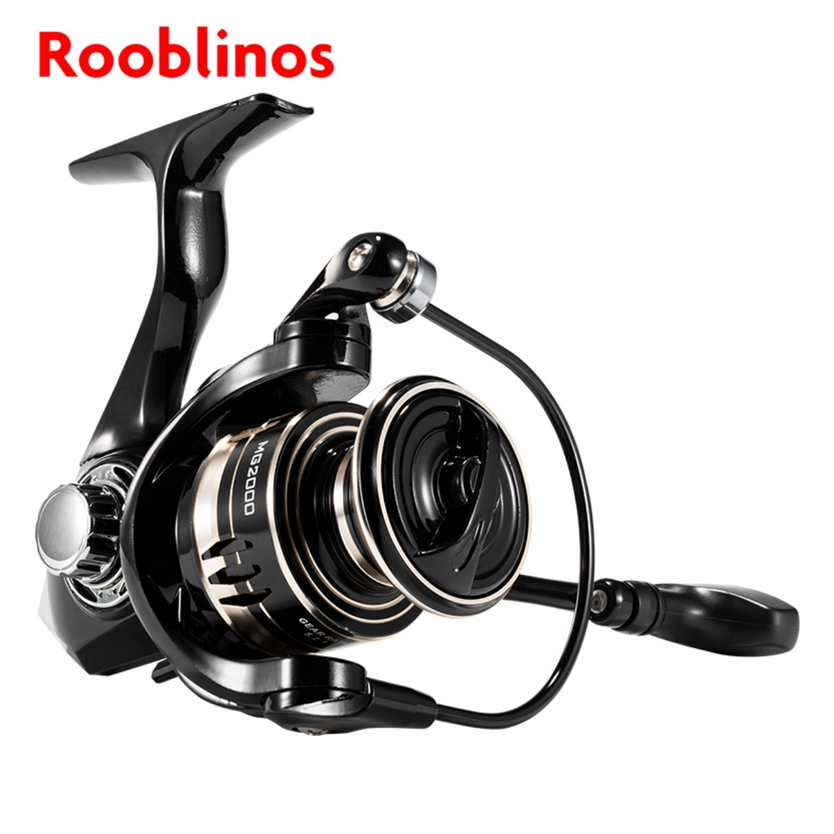 Rooblinos MG Spinning Reels Ultralight Metal 5.2:1 อัตราทดเกียร์ 2000-7000 น้ําเค็มหรือน้ําจืด 10 กก. ลากสูงสุดรอกตกปลา