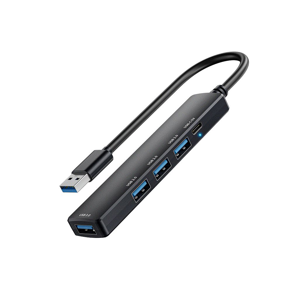 Type-c มัลติฟังก์ชั่น Hub Splitter 4 พอร์ต USB Extender โทรศัพท์มือถือแล็ปท็อป Hub
