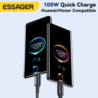 Essager 7A Fast USB C สาย 100W Fast Charging Data สายไฟสําหรับ MacBook Xiaomi Samsung USB A ถึง USB C สําหรับ Huawei สําหรับ IPhone 15 ProMax