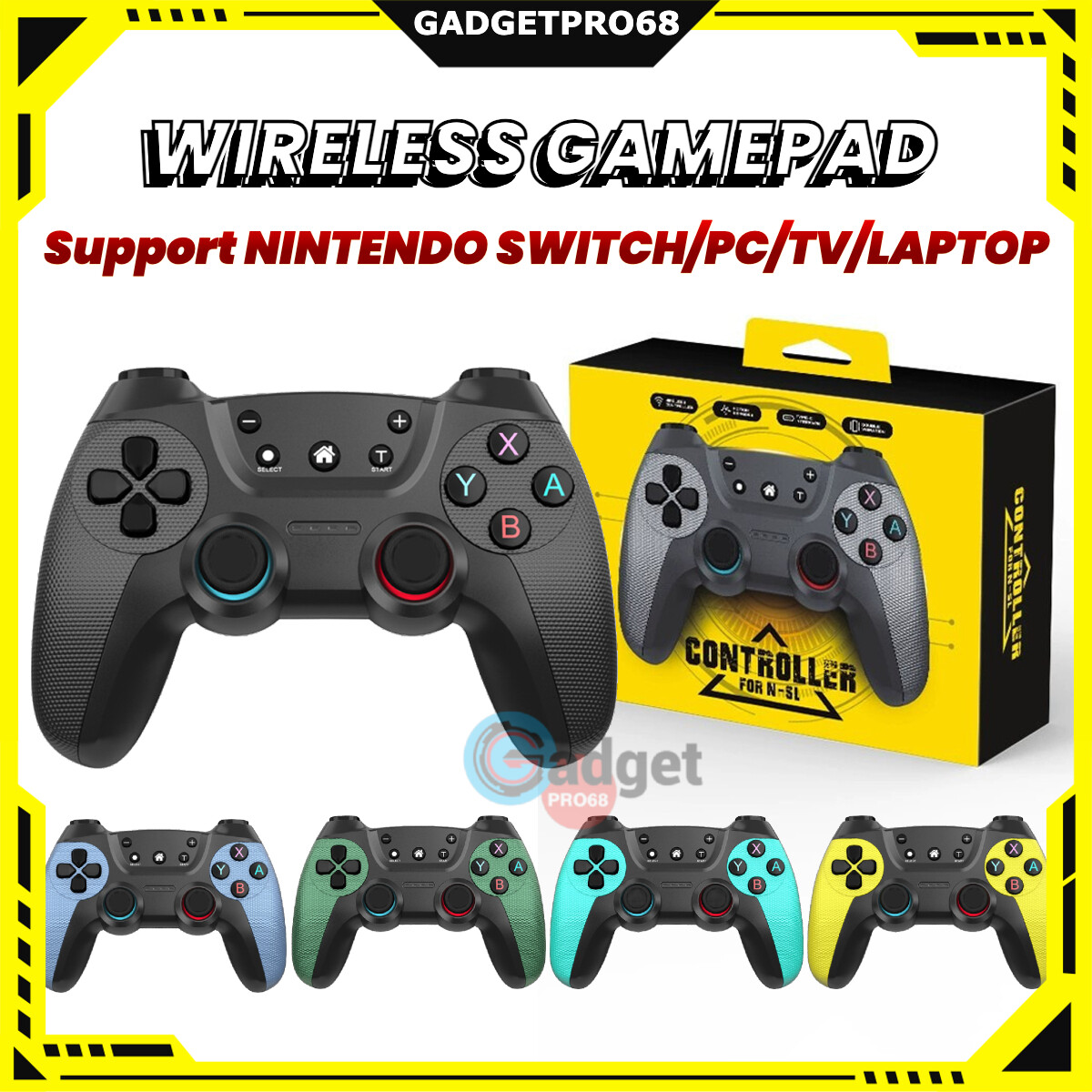 บลูทูธแบบมีสายไร้สาย Black Myth Wukong Steam Multi Function Gamepad Controller Plug and Play เกมคอนโทรลเลอร์สําหรับ Windows PC/แล็ปท็อป/สมาร์ททีวี/แท็บเล็ต/สวิทช์ไอน้ํา