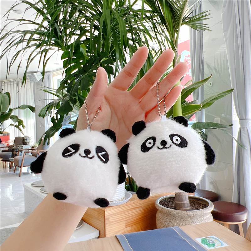 ตุ๊กตาแพนด้าจี้ตุ๊กตาของเล่นตุ๊กตาน่ารักตุ๊กตาเสน่ห์กระเป๋าเสน่ห์