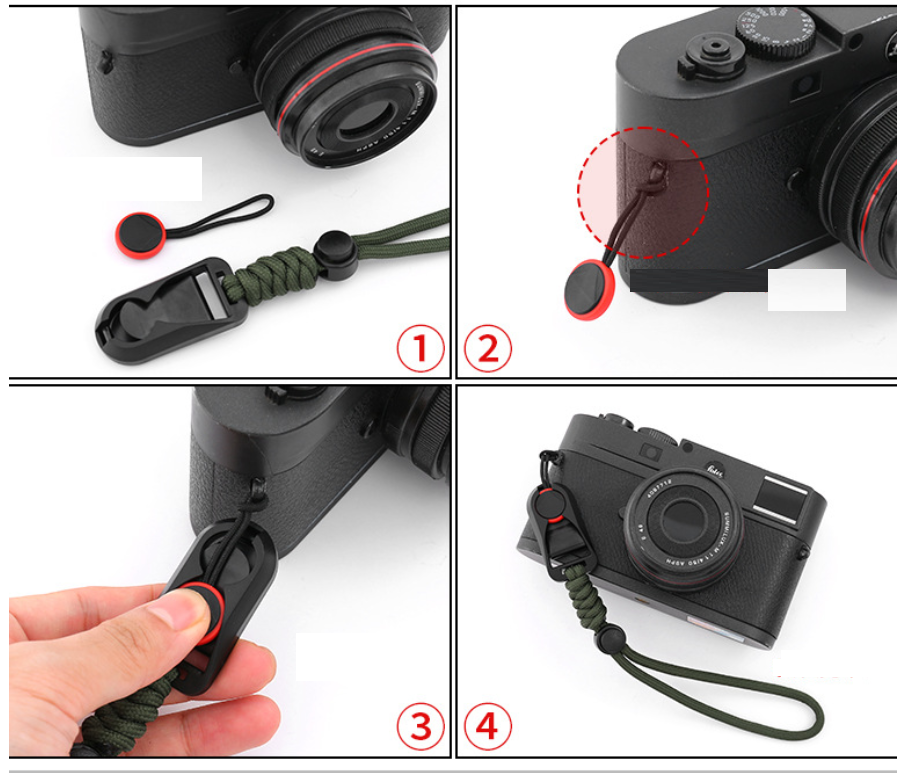 กล้อง CottonRope WristStrap QuickReleaseทอStrap MirrorlessCamera
