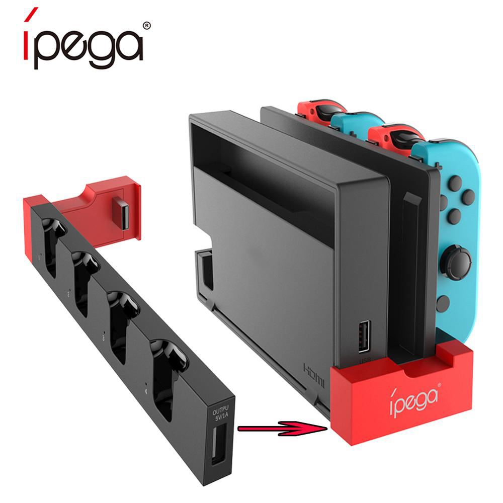 การควบคุมสําหรับ Nintend Nintendo Switch & OLED Joycon Joy Con คอนโซลแท่นชาร์จแบตเตอรี่คอนโทรลเลอร์ Nintendoswitch ฐาน