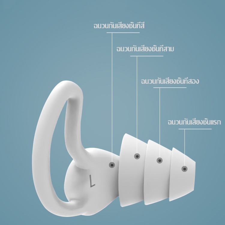 ปลั๊กหู Tapones Oido Ruido Bouchon Oreille Sleep Plug ที่อุดหู Tapones สําหรับ Dormir Zatyczki Do Uszu Tappi Orecchie ที่อุดหู - รูปที่ 5