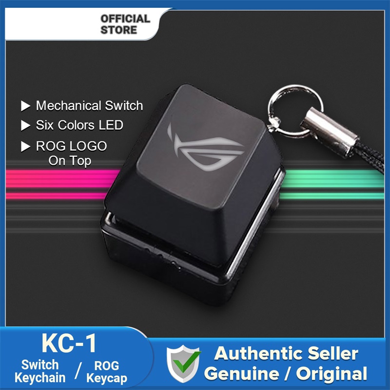 Mechanical Blue Switch พวงกุญแจสําหรับคีย์บอร์ด Switches Tester Kit หกไฟ LED Backlit R1 ความสูง ROG 