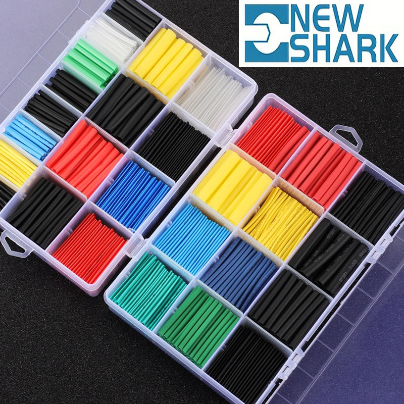 ครัวเรือนความร ้ อนหดหลอดฉนวนกันความร ้ อน Sleeve,Heat Shrink Tube Sleeving ท ่ อ Assortment Kit, การเชื ่ อมต ่ อไฟฟ ้ าสายไฟห ่ อ Cable.