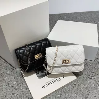 Diamond Quilted Chain Bag Women Trendy Square Crossbody Sling Bag For Woman New Year & Valentines Day