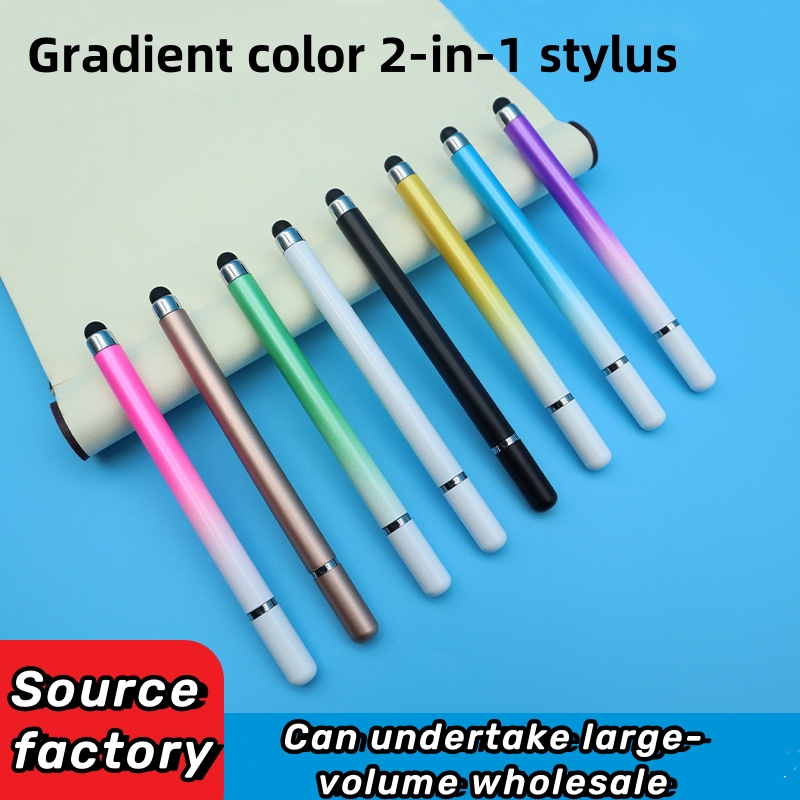 Cool Color อุปกรณ์เสริม No ปากกาคาปาซิทีฟแบบชาร์จไฟได้เหมาะสําหรับ Android/ios 2 in 1 ปากกาเขียนการวาดภาพ/สไตลัส, แท็บเล็ตพีซีสมาร์ทโฟน Universal
