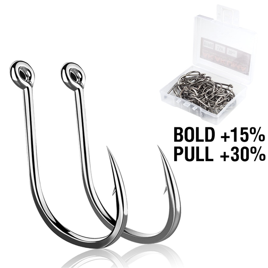 1 กล ่ องเหล ็ กคาร ์ บอนเหยื ่ อปลาตะขอตกปลาหัวทนทานอุปกรณ ์ ตกปลา - รูปที่ 5