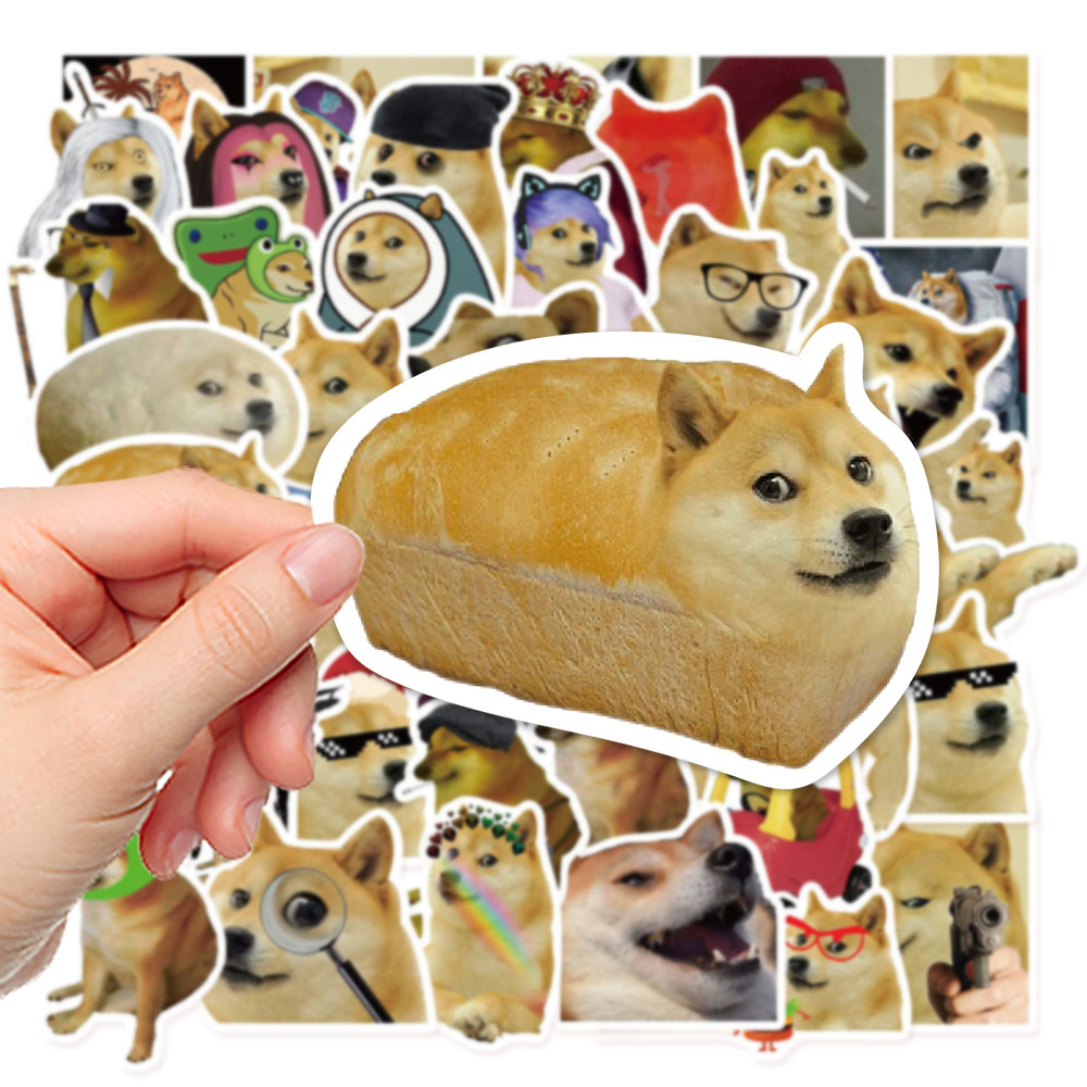 50ชิ้นตลกและน่ารําคาญสุนัขชุดสติ๊กเกอร์กราฟฟิตีสําหรับกระเป๋าเดินทางกรณีโทรศัพท์มือถือแล็ปท็อปหมวกกันน็อคสเก็ตบอร์ดสติกเกอร์ตกแต่งกันน้ํา ทําเอง สร้า