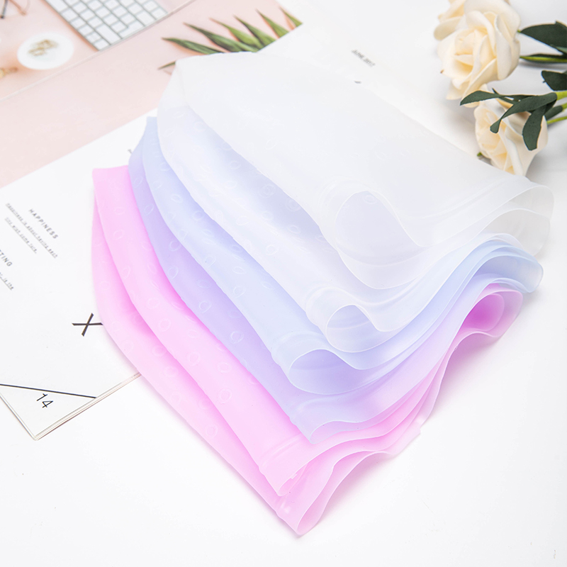 นํากลับมาใช้ใหม่ผมซิลิโคนย้อมหมวกไฮไลท์ปลอดภัยสีผมหมวกฟอกขาวใช้ในบ้านสําหรับร้านทําผมอบเครื่องมือจัดแต่งทรงผมน้ํามัน