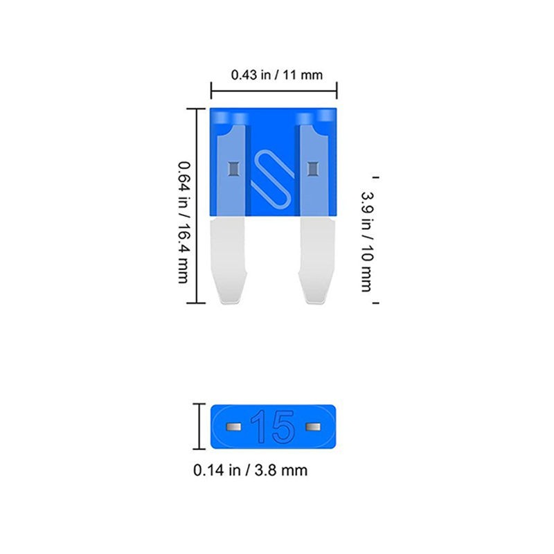 100/120ชิ้น 32ก อลูมิเนียมฟิวส์รถยนต์ขนาดเล็ก 6 ข้อมูลจําเพาะที่แตกต่างกันพร้อมคลิป - รูปที่ 2