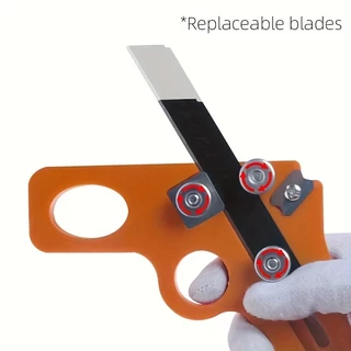 One ชุด Manual Edge Banding Trimmer, Veneer เครื่องตัดขอบเครื่องมือช่างไม้ Chamfer Plane สําหรับไม้ Chamfering Fillet Scraper และ Deburring