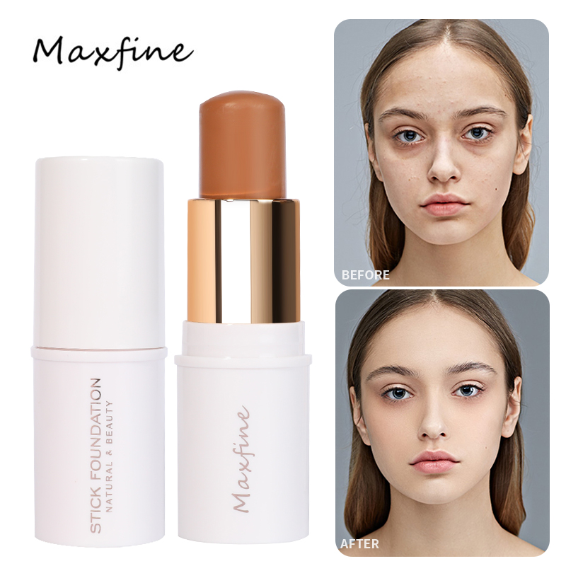 Maxfine Foundation Stick-Lasting, Mixable, Natural Matte Cream Formula-No Cruel Perfect ของขวัญวันวาเลนไทน์สําหรับผู้หญิง