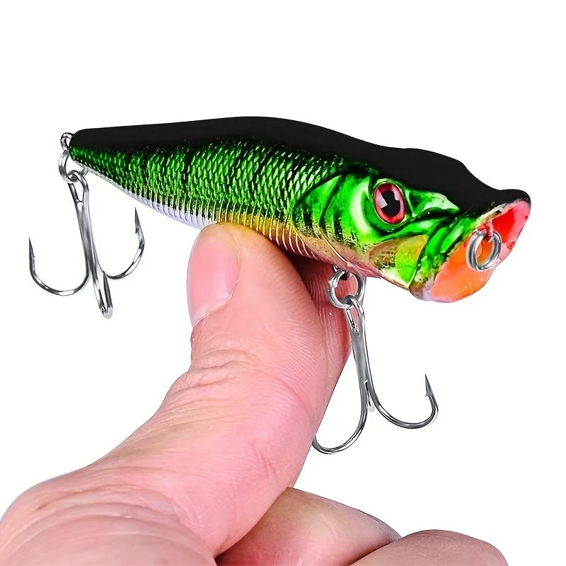 1pcs Popper เหยื่อตกปลา Topwater เหยื่อ 93 มม.12.5g ตกปลาประดิษฐ์ Hard เหยื่อ Wobblers อุปกรณ์ตกปลาสําหรับปลาเทราท์เบส