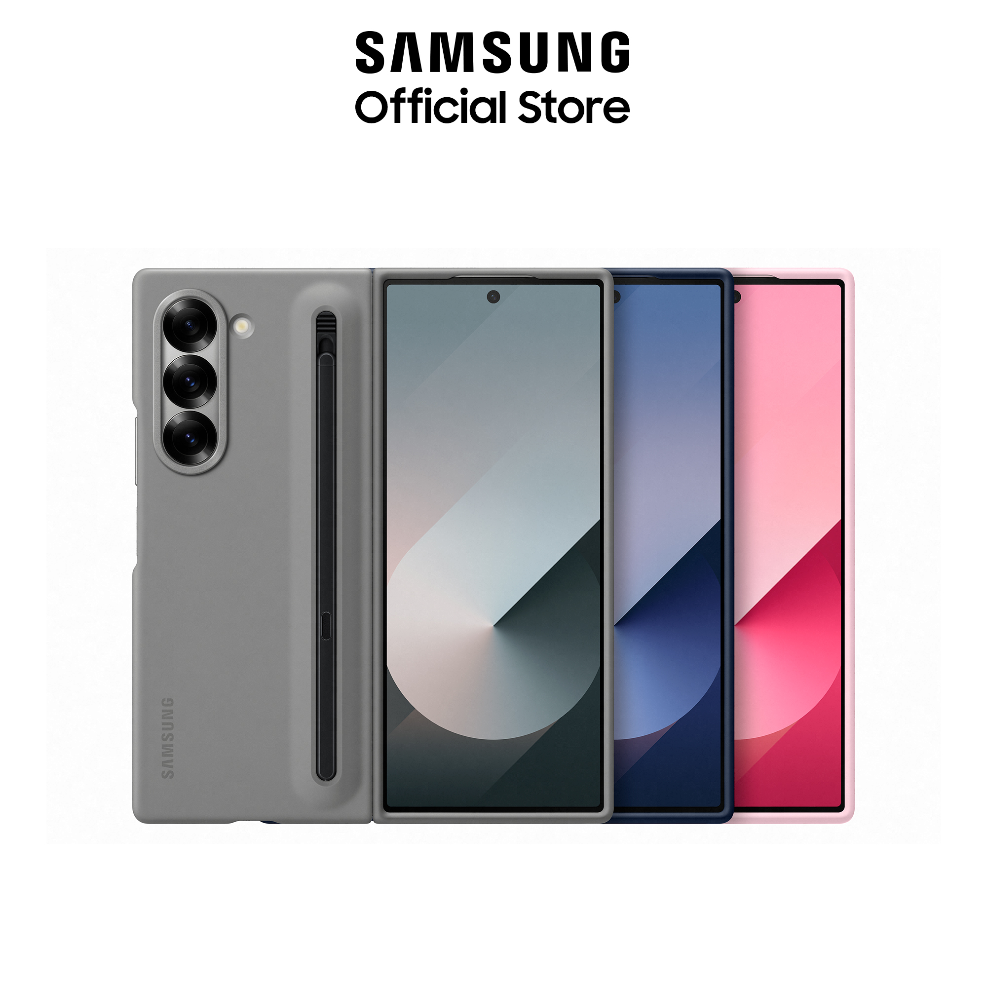 Silm S Pen Grip Case สำหรับ Galaxy Z Fold6 (เลือกสีได้)
