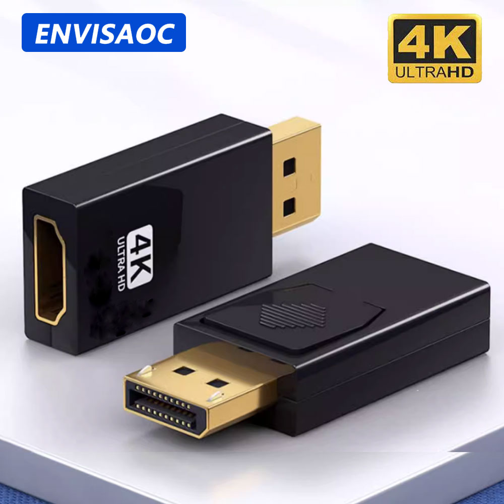 4k 1080P DisplayPort เป็นอะแดปเตอร์ HDMI DP ชายหญิง HD TV HDMI วิดีโอสําหรับ PS5 PC TV แล็ปท็อปเดสก์ท็อป