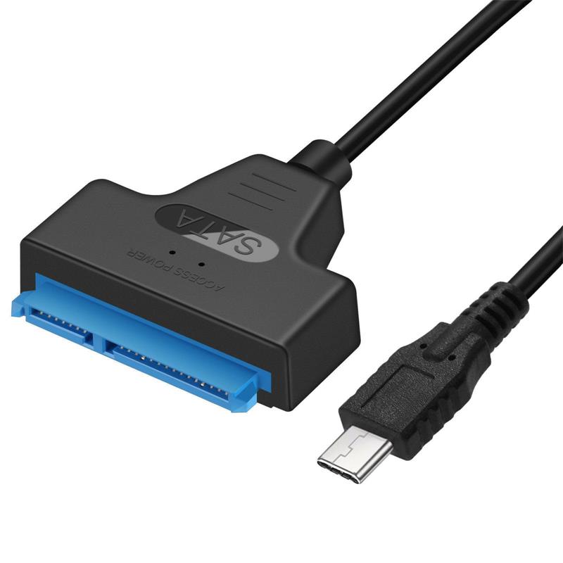 Usb 3.1 ประเภท C ถึง SATA III HDD SSD 2.5 สายเคเบิลอะแดปเตอร ์ ฮาร ์ ดไดรฟ ์ 22-Pin UASP สําหรับ Samsung 870 EVO SATA III SSD 2.5 ” ไดรฟ ์ Solid State ภายใน 250GB 500GB 1TB 2TB 4TB