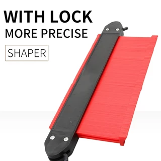 One Set Contour Gauge Profile Tool, Plastic Shape Duplicator สําหรับวัดรูปร่างผิดปกติในช่างไม้งานไม้และโครงการตั้งพื้น