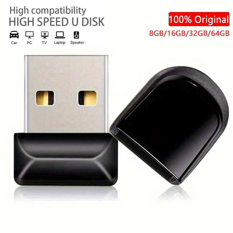 แฟลชไดรฟ์ USB โลหะซุปเปอร์มินิ 64GB 32GB 16GB แท่งหน่วยความจํา USB 4GB 8GB แฟลชไดรฟ์ USB ที่เก็บข้อมูลเหมาะสําหรับโทรศัพท์มือถือ คอมพิวเตอร์ ลําโพง