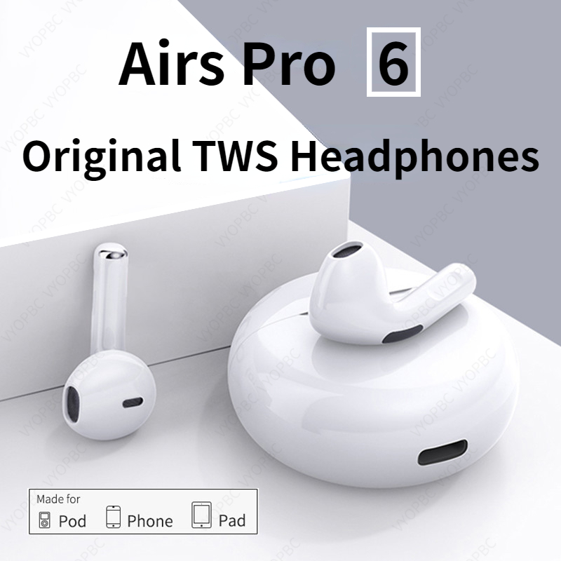 Senbenbao Pro6 TWS หูฟังบลูทูธไร้สาย 9d ควบคุมแบบสัมผัส ไมโครโฟนในตัว