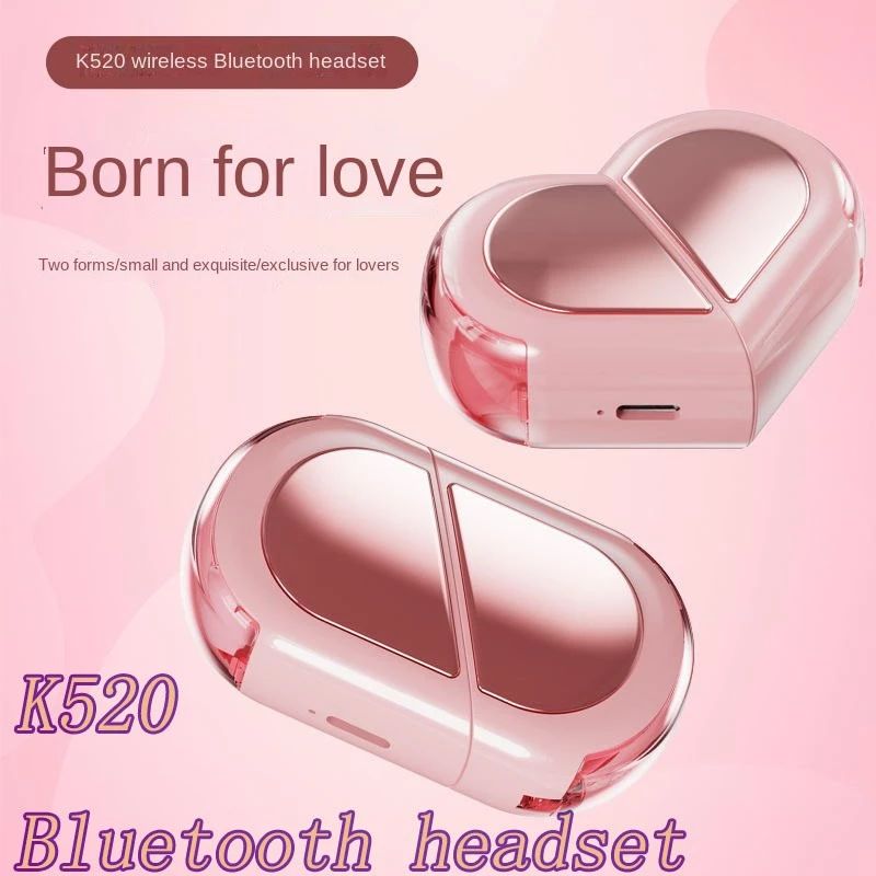 Stylish Love - Shaped Deformable Bluetooth หูฟังตัดเสียงรบกวนไร้สาย